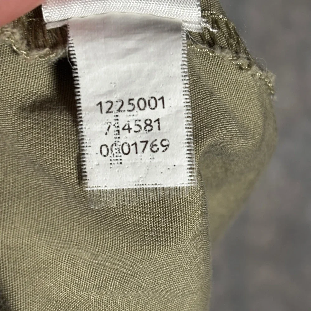 J.Jill Cargo Skirt Women 10 Olive‎ Green Drawstring Cotton Stretch Utility Mini